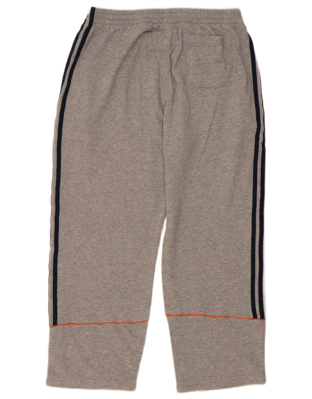 ADIDAS Womens Tracksuit Trousers UK 14 Medium  Grey Cotton