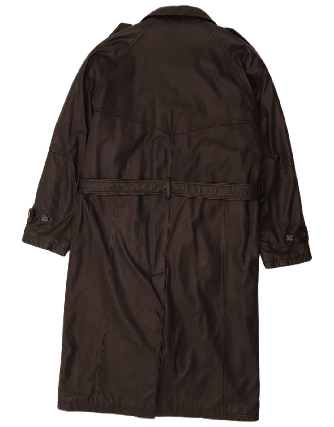 WESTBURY Męski skórzany trencz IT 52 XL Czarna skóra
