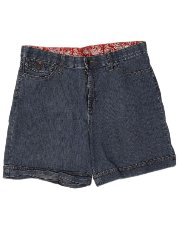 Damskie spodenki jeansowe Lee z wysokim stanem US 16 2XL W34, niebieska bawełna
