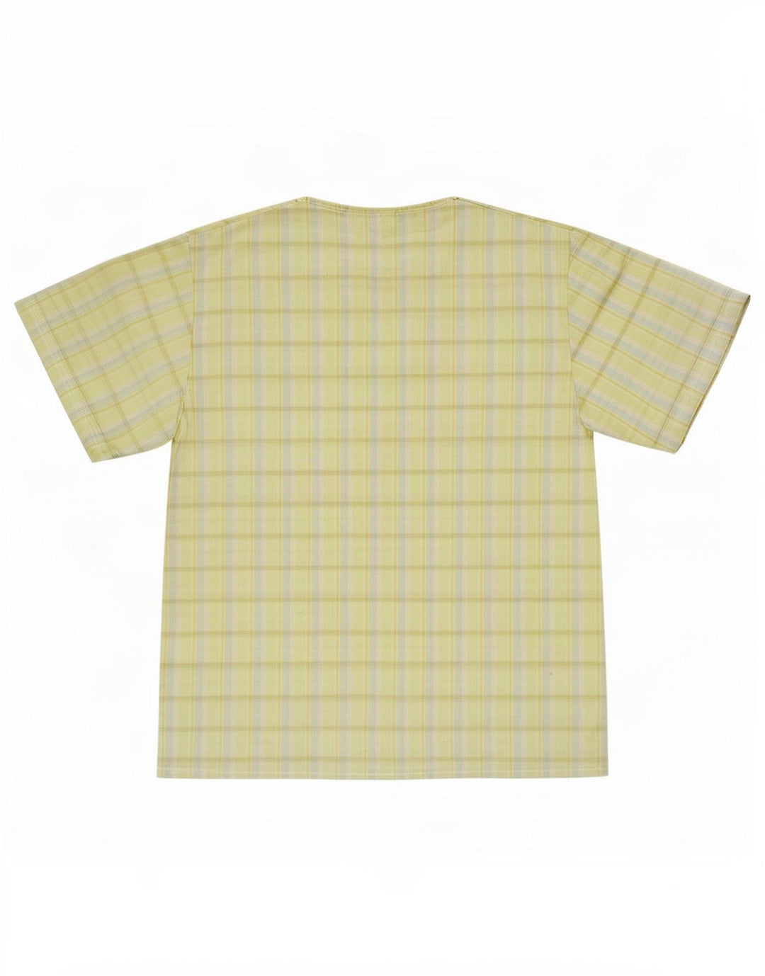 Bluzka damska Vintage Top UK 14 w średnią zieloną kratę