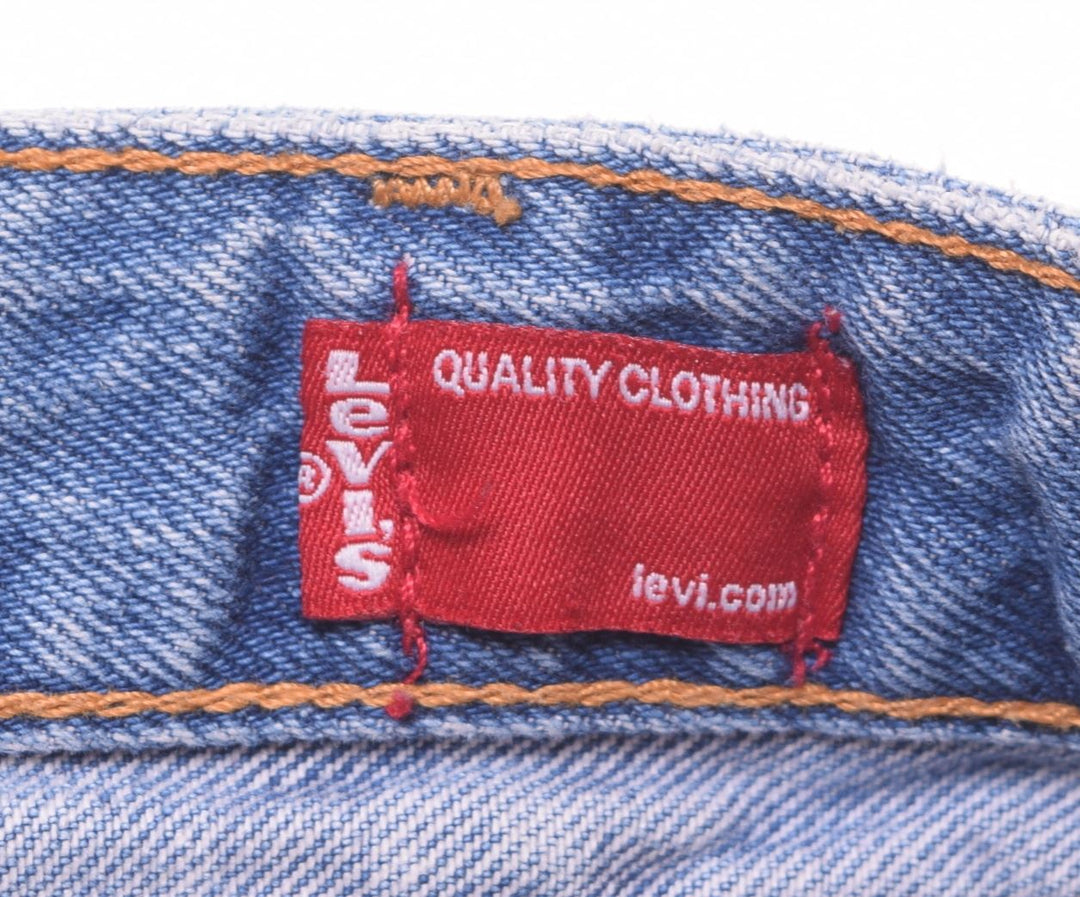 LEVI'S Womens Denim Shorts W30 Blue Cotton
