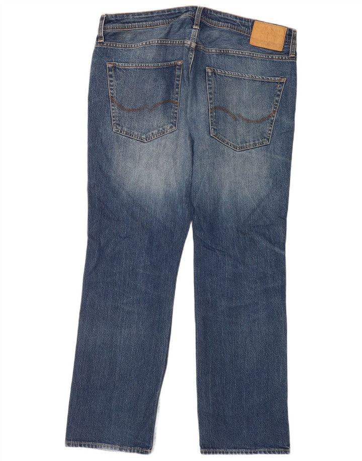 Męskie proste dżinsy Jack & Jones W36 L32 Niebieskie