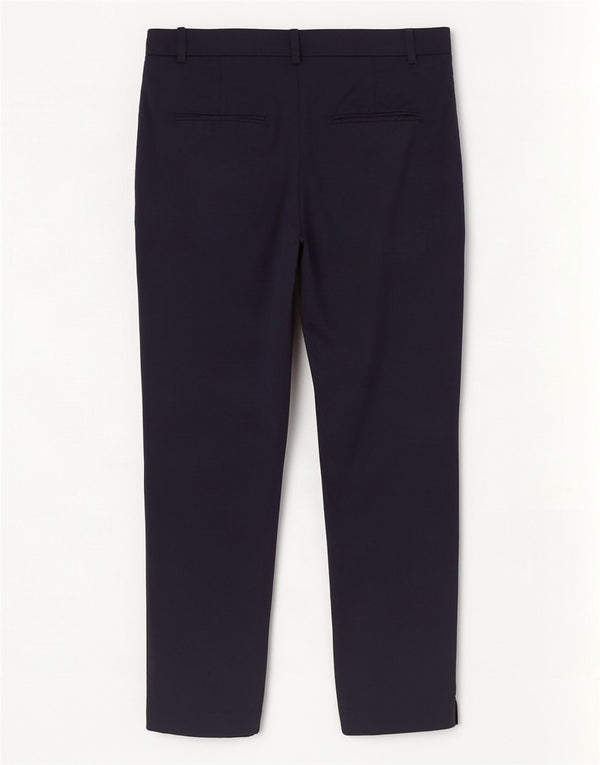 Spodnie damskie Zara Straight Chino EU 38 Small W28 L26 Granatowe