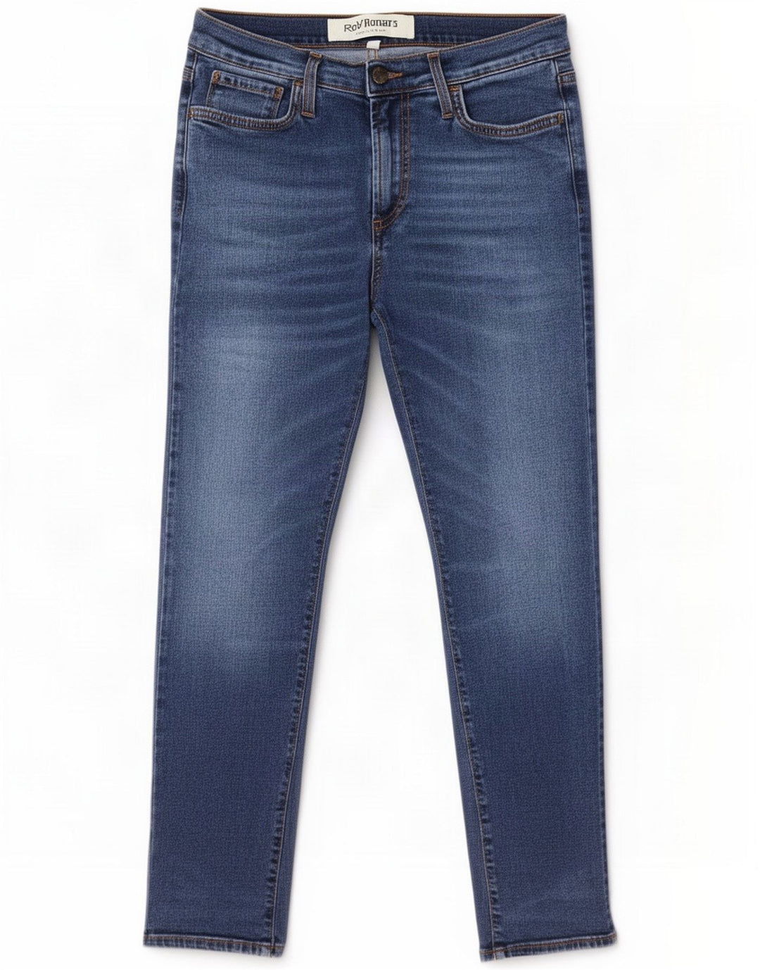 Roy Rogers Damskie jeansy slim W28 L26 Niebieskie bawełniane
