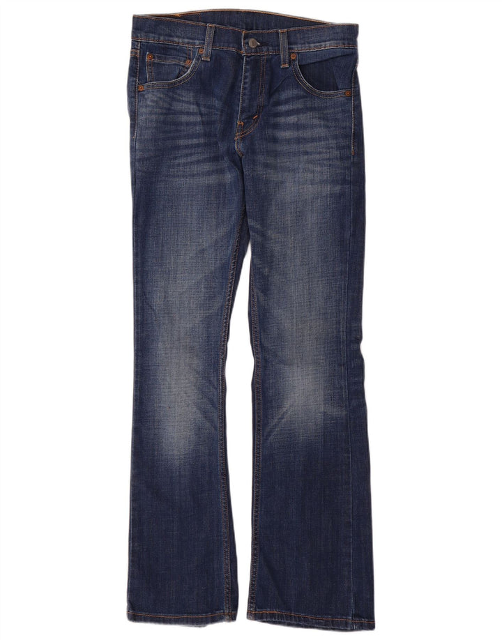 Damskie jeansy Bootcut LEVI'S 527 W29 L30 Niebieska bawełna