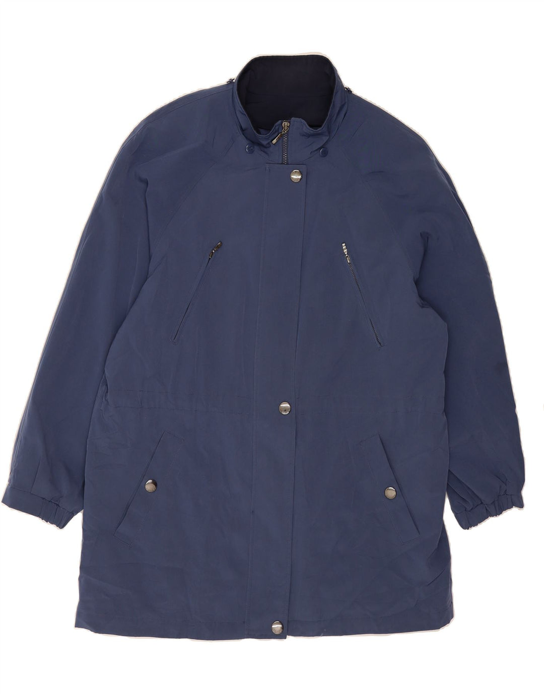 NAUTICA Womens Windbreaker Coat UK 18 XL Navy Blue Vintage Nautica and Second-Hand Nautica from Messina Hembry 