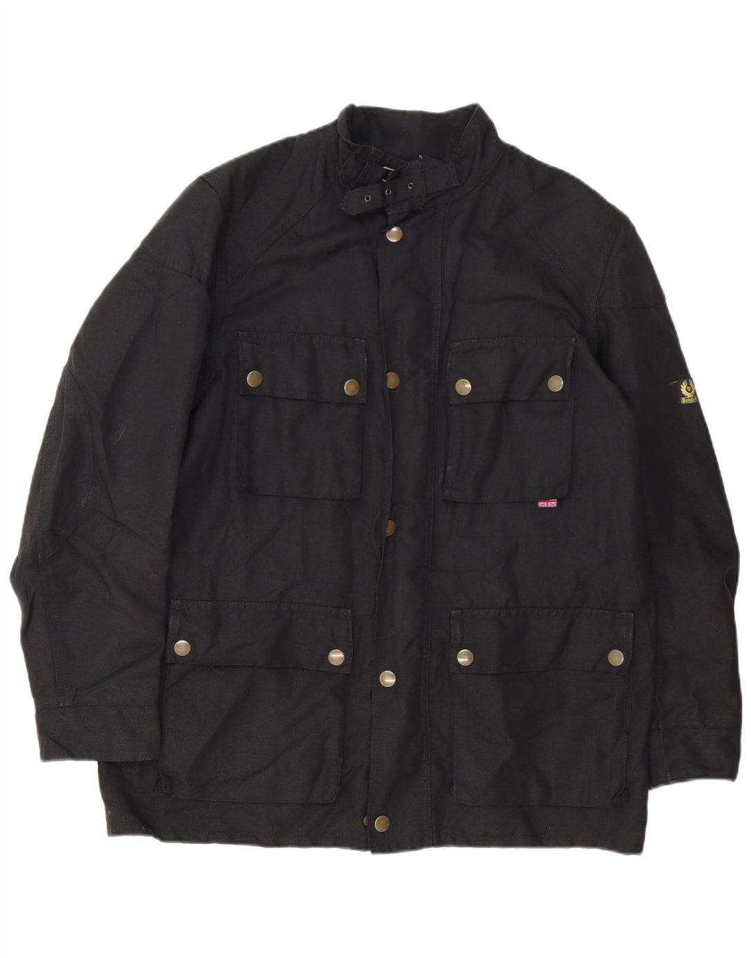 Męska kurtka użytkowa BELSTAFF UK 38, średnia czarna, bawełniana