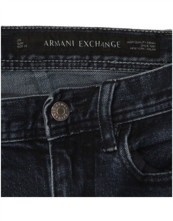 Męskie jeansy Armani Exchange W28 L31 granatowe