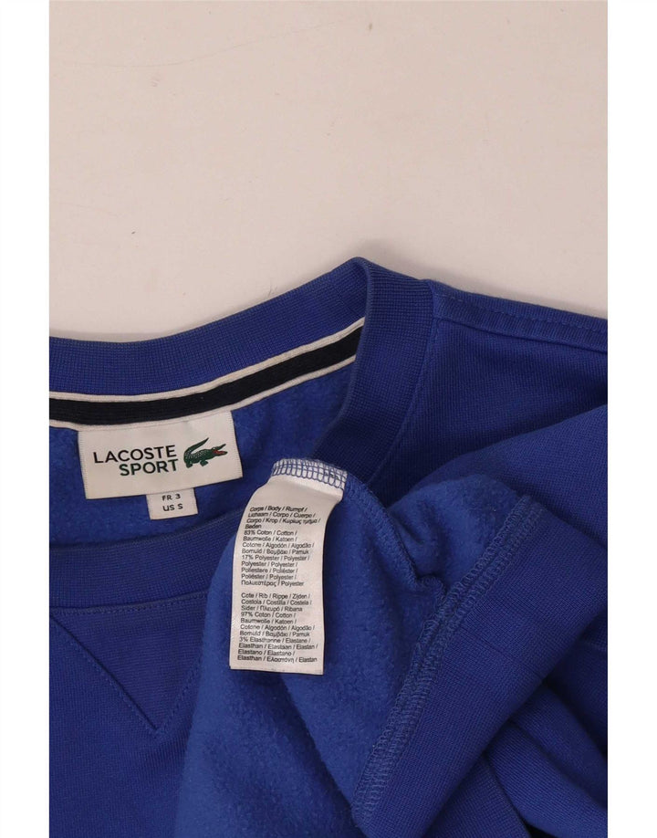 Męski sweter Lacoste, rozmiar 3, mały, niebieski, bawełniany
