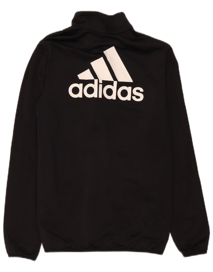 Chłopięca bluza dresowa Adidas z grafiką, 13-14 lat, czarny poliester