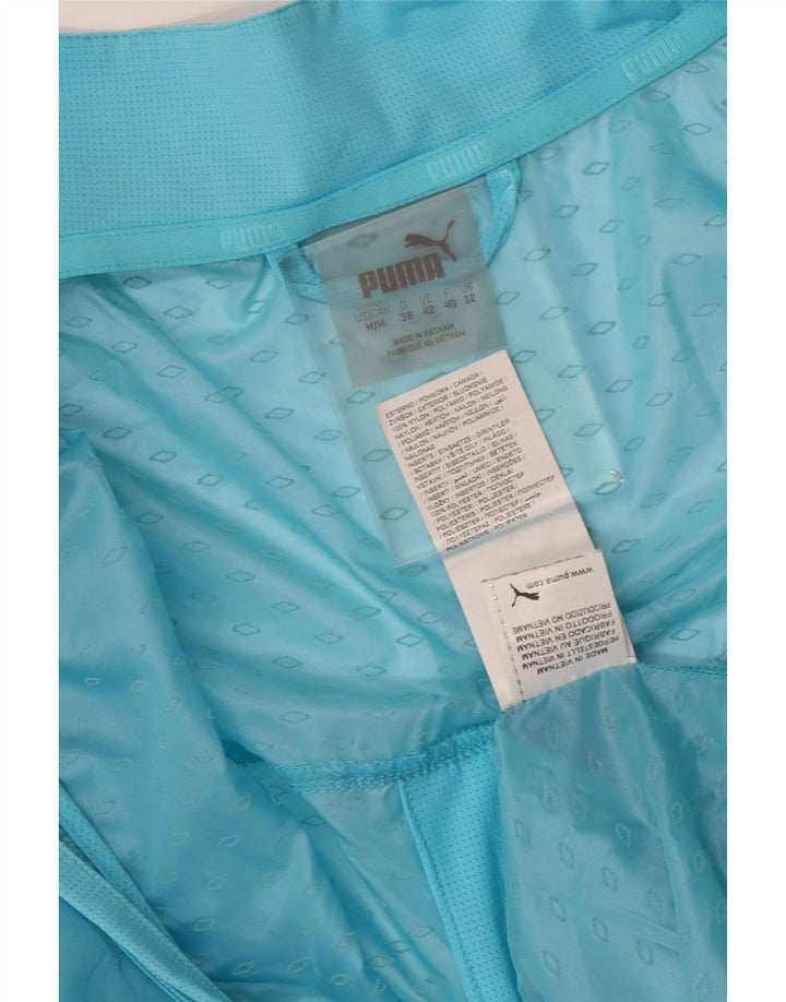 Damska kurtka przeciwdeszczowa PUMA UK 12 Średni niebieski nylon