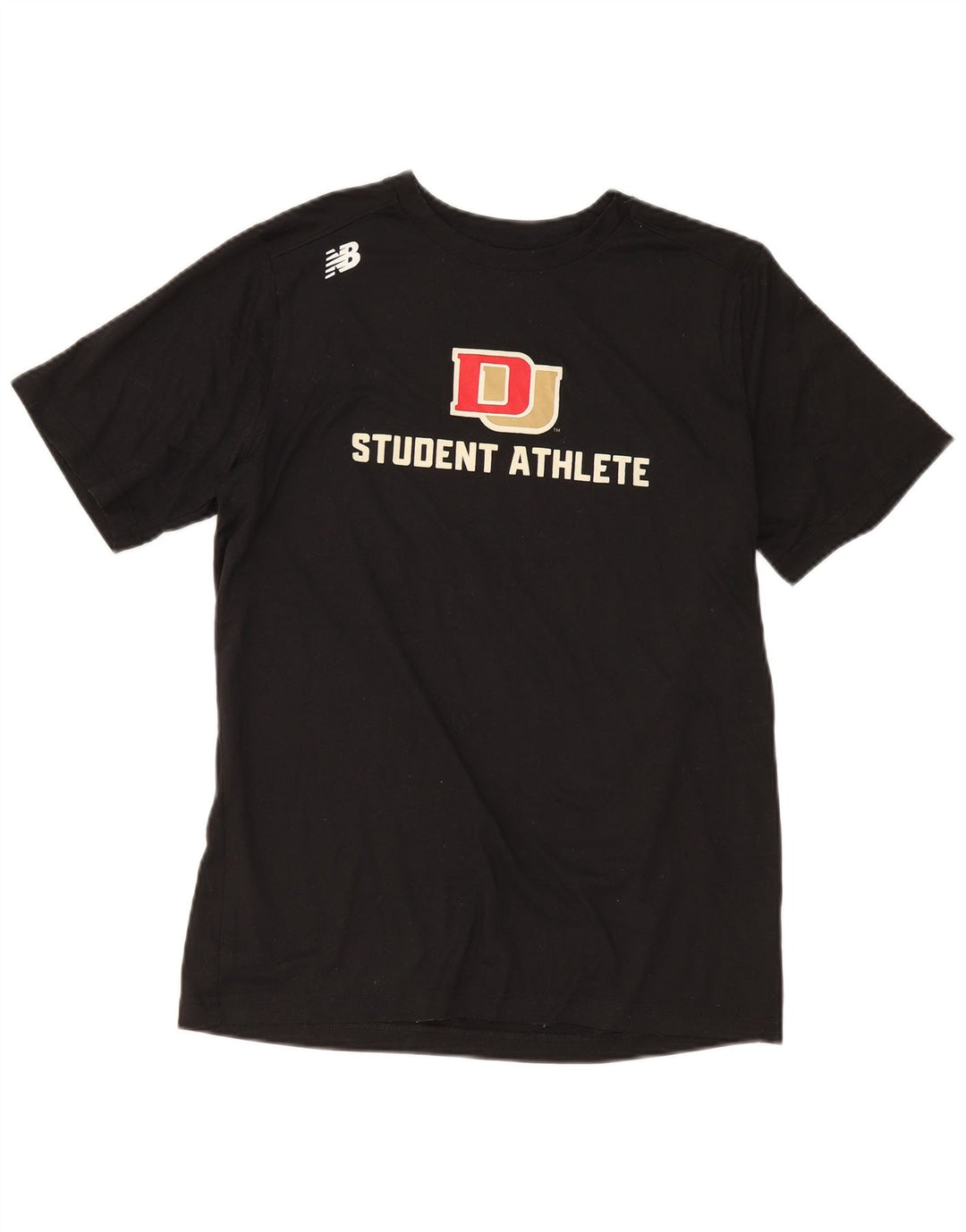 Męski T-shirt z grafiką New Balance, duży, czarny poliester