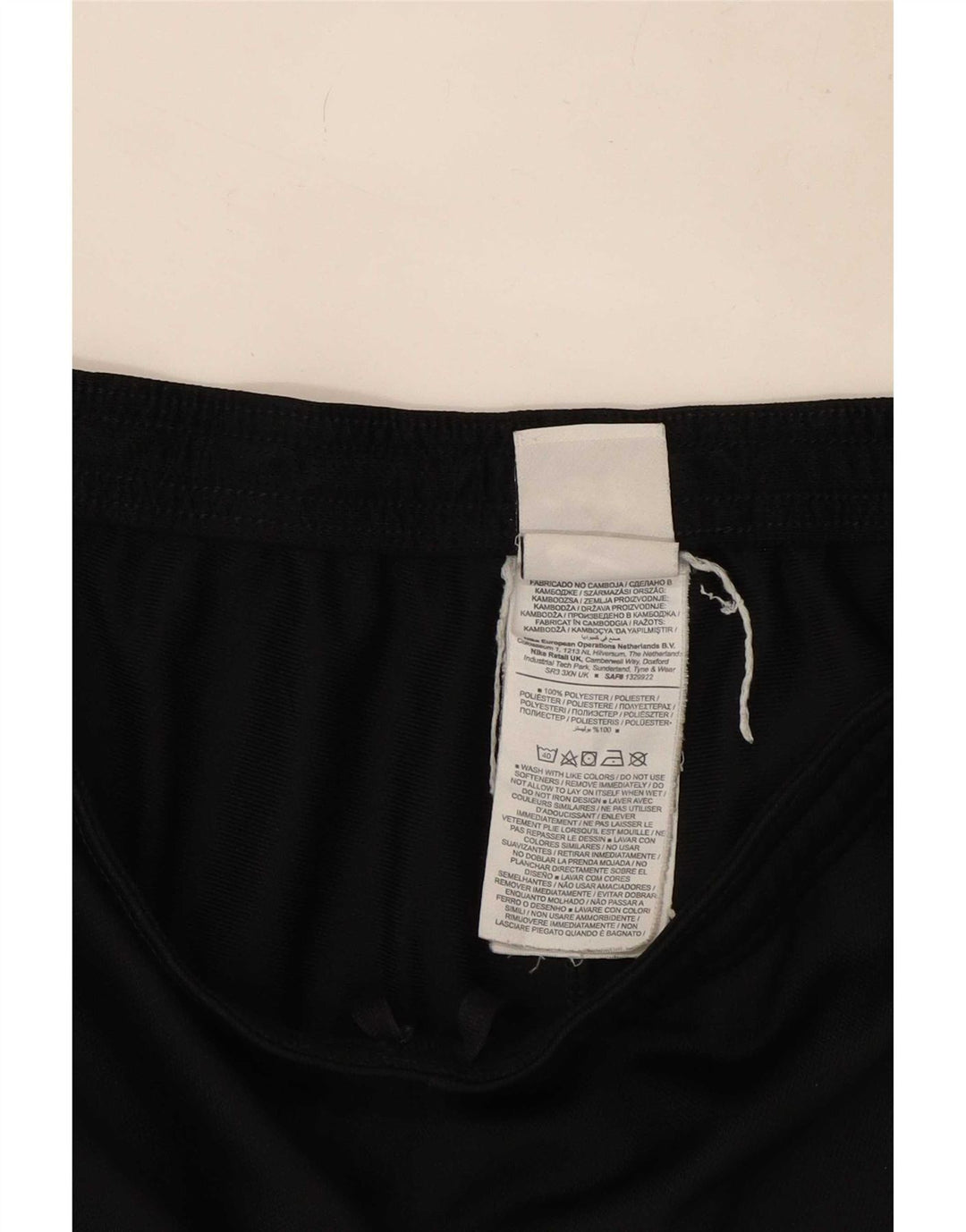 Damskie spodnie dresowe Nike Dri Fit UK 12, średni czarny poliester