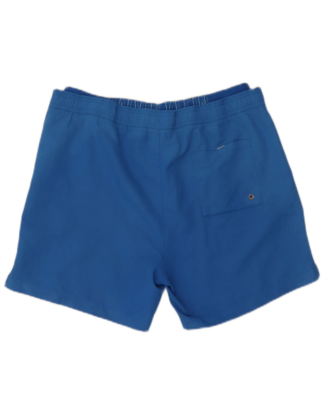 Męskie spodenki kąpielowe Calvin Klein, duże, niebieskie, poliestrowe