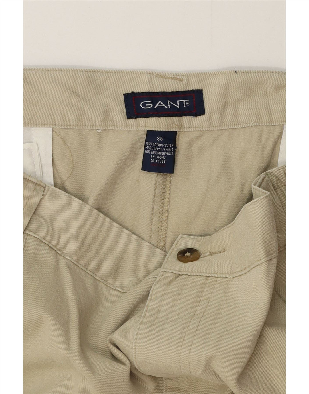 Męskie szorty Chino GANT W38 XL, bawełna khaki