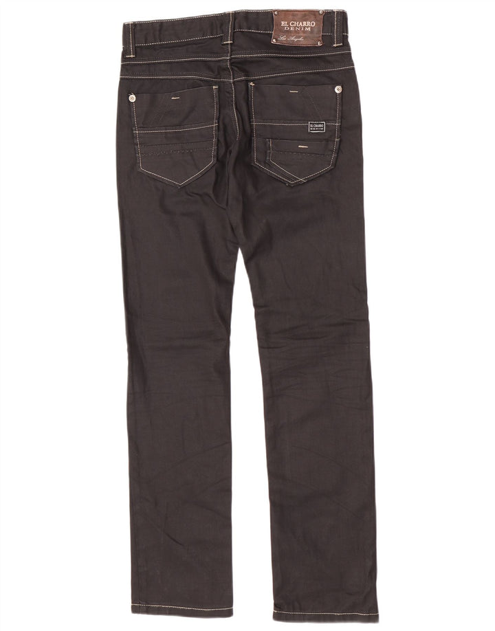Damskie jeansy slim El Charro W28 L30 czarne