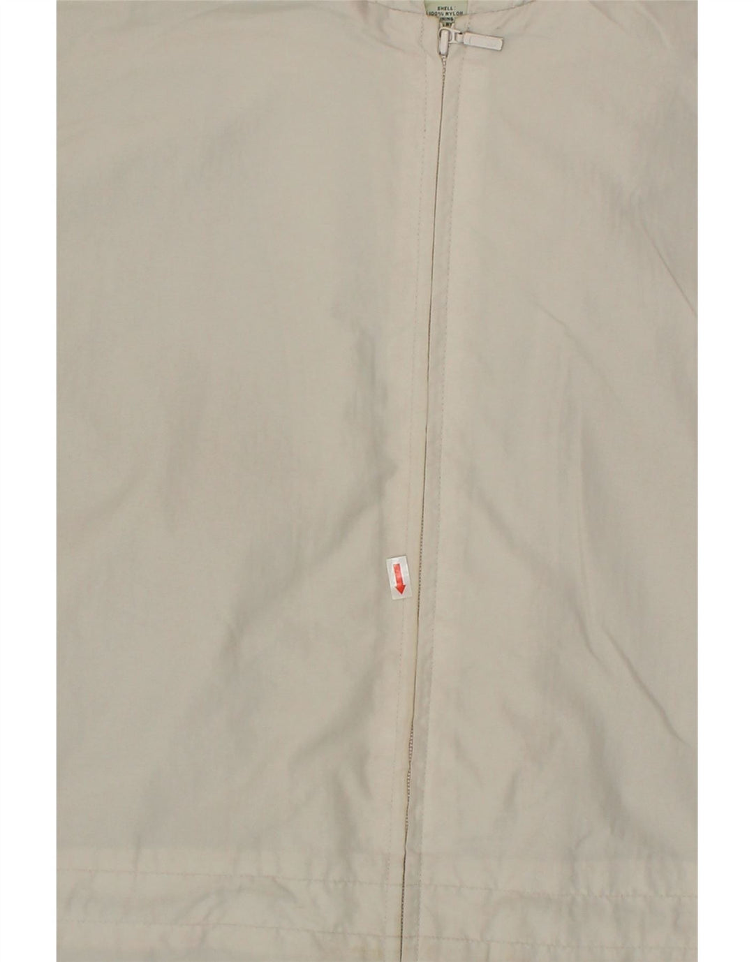 EDDIE BAUER Womens Hooded Rain Jacket UK 22 2XL Off White Nylon Vintage Eddie Bauer and Second-Hand Eddie Bauer from Messina Hembry 