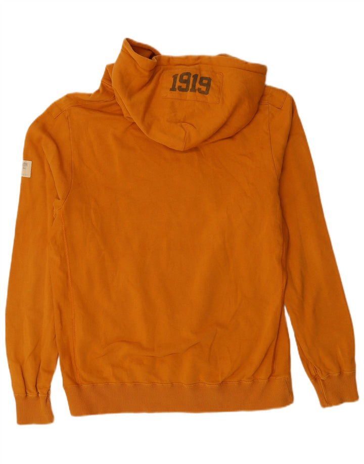 Męski sweter z kapturem Champion Graphic, duży, żółty, bawełniany