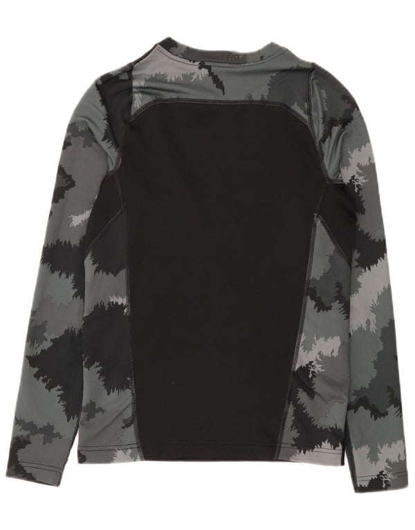 Chłopięca koszulka z grafiką Nike Fitted z długim rękawem 13-14 lat XL, czarny kamuflaż
