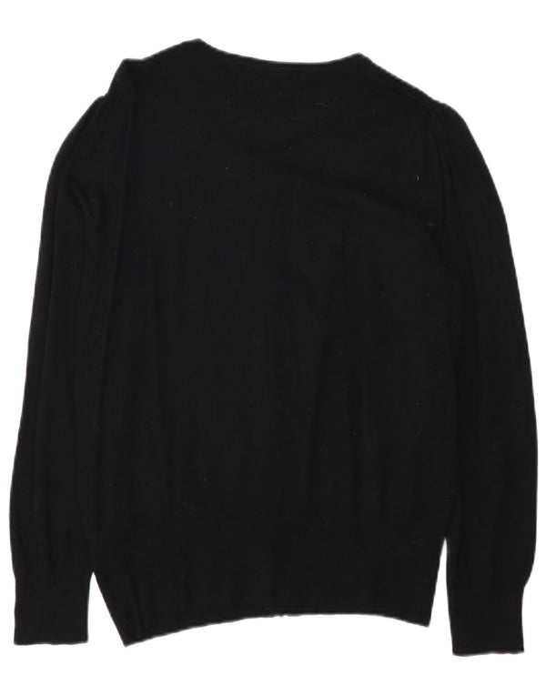 Sweter damski Marks & Spencer UK 12, średni czarny, wiskoza