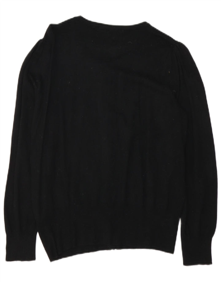 Sweter damski Marks & Spencer UK 12, średni czarny, wiskoza