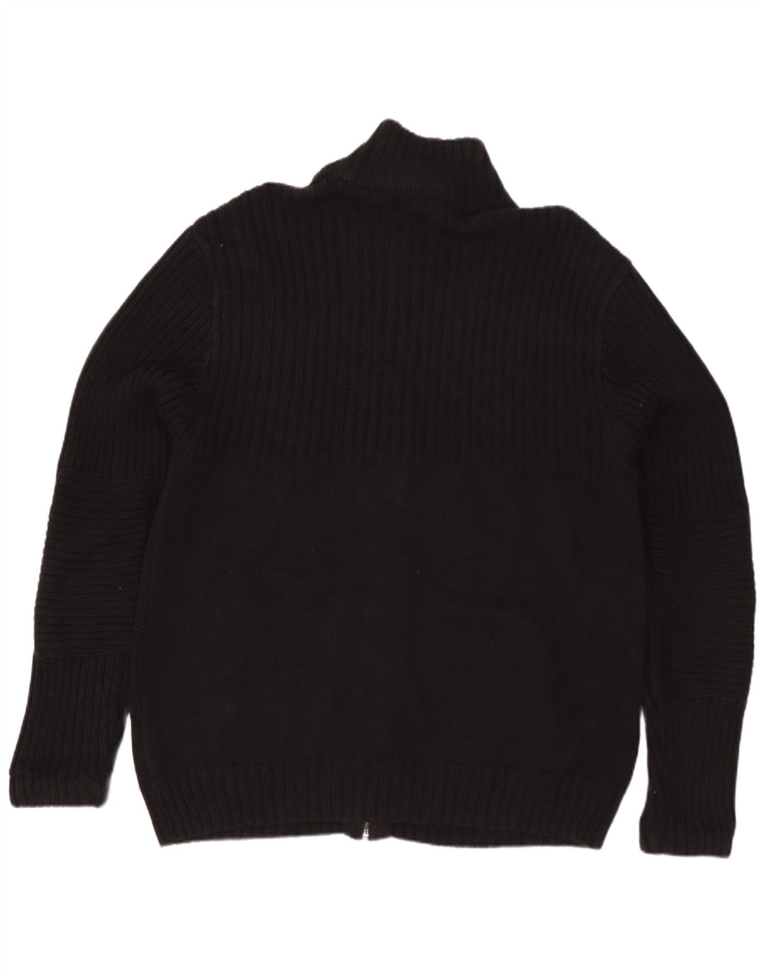 Męski sweter rozpinany Calvin Klein Jeans, średni czarny, bawełniany
