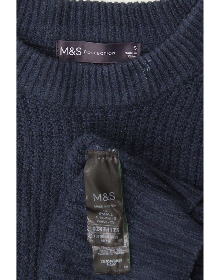 Tank top damski Marks & Spencer Crop Oversize UK 10, mały, granatowy
