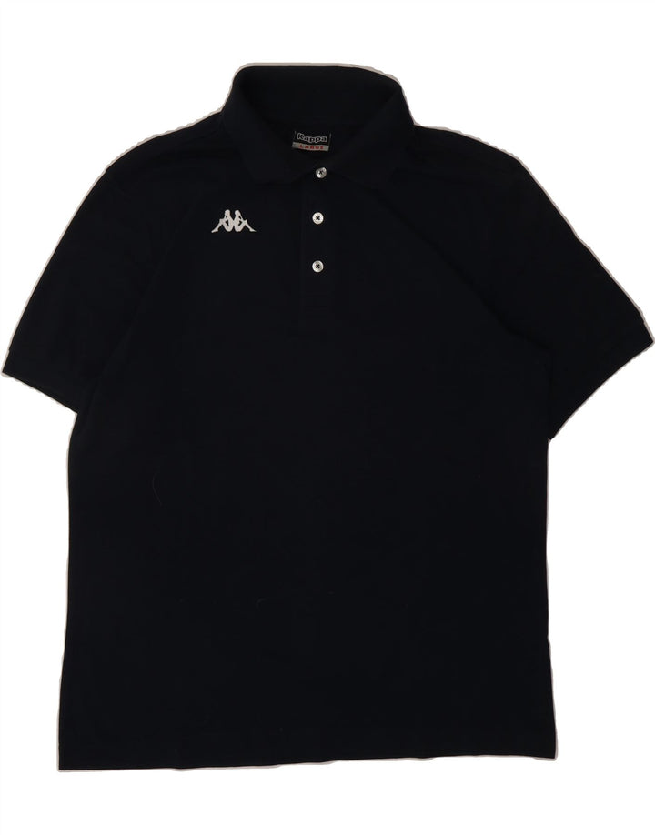 KAPPA Mens Polo Shirt Large Navy Blue Cotton Vintage Kappa and Second-Hand Kappa from Messina Hembry 