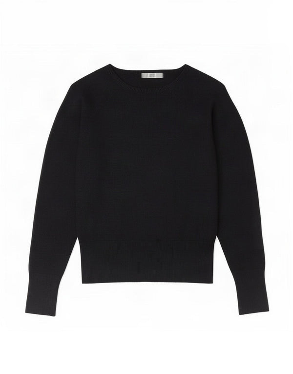 Marks & Spencer Damski sweter z dekoltem w łódkę, UK 10, mały, czarny