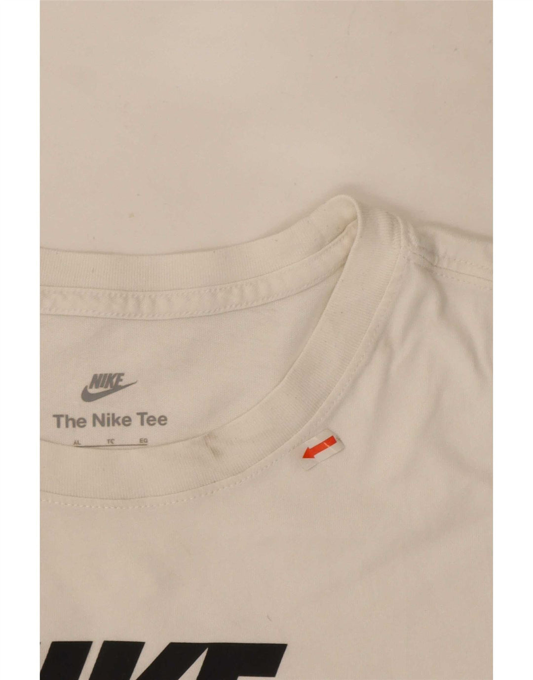 Męska koszulka z grafiką Nike, XL, biała, bawełniana