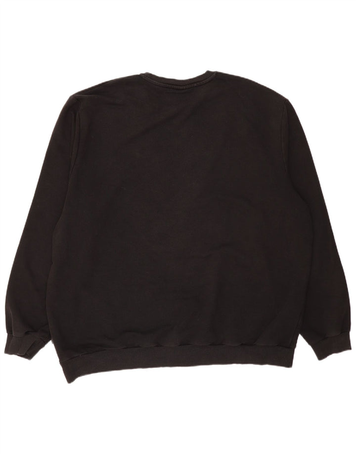 Męski sweter z grafiką PUMA, 3XL, czarny, bawełniany