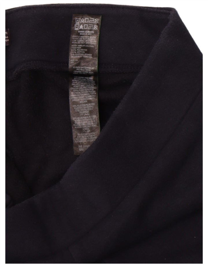 Legginsy damskie Marks & Spencer UK 14, duże, granatowe, poliestrowe