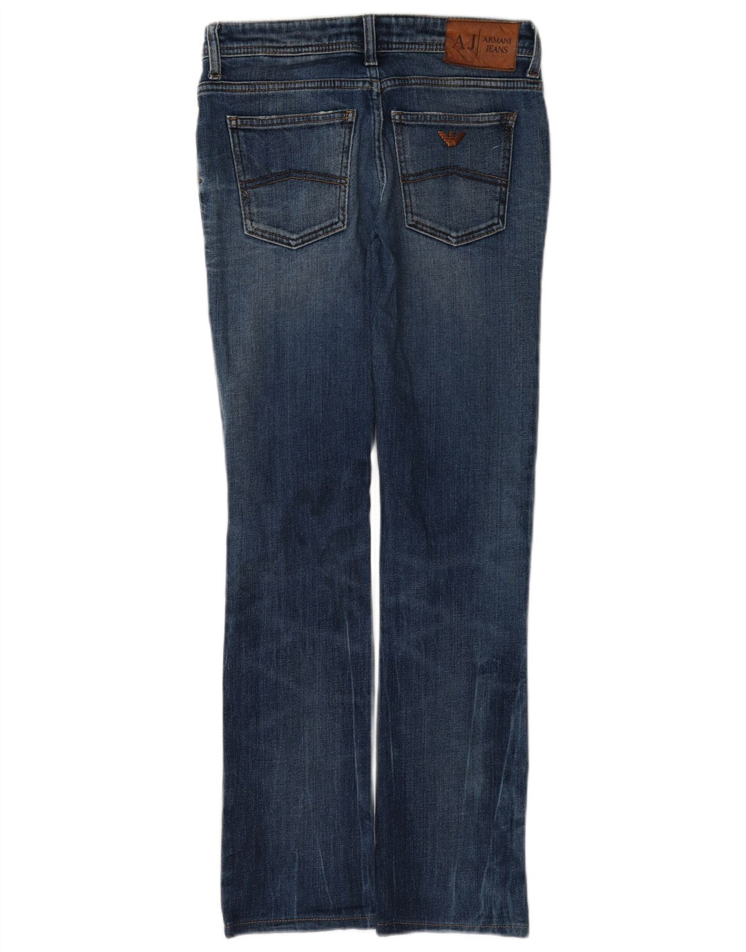 Jeansy damskie Armani Slim Bootcut W26 L29 Niebieskie bawełniane