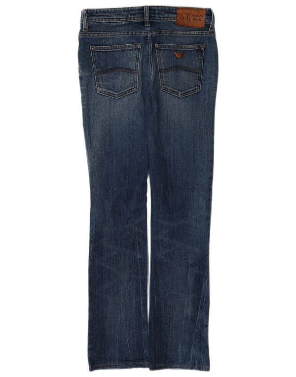 Jeansy damskie Armani Slim Bootcut W26 L29 Niebieskie bawełniane