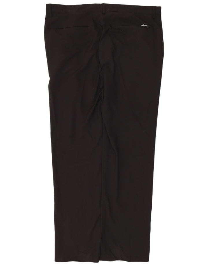 Męskie spodnie typu chino ADIDAS Adizero W38 L34, czarny poliester
