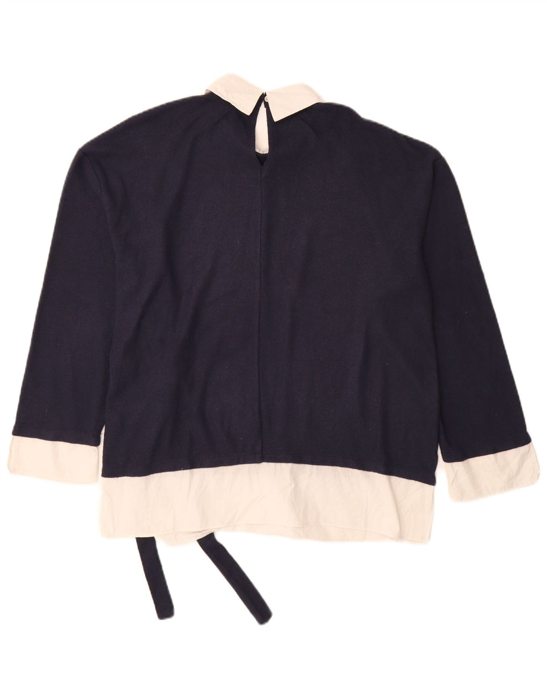 Damski sweter polo Marks & Spencer UK 12, średni granatowy