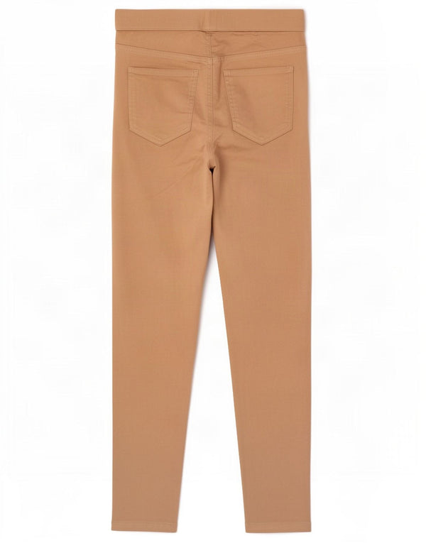Marks & Spencer Damskie jeansy Jegging UK 10 Small W27 L28 Beżowa bawełna