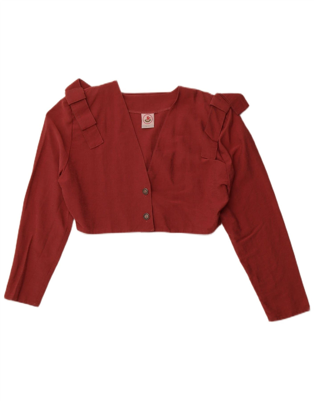 Damski krótki top VINTAGE UE 38/40 Średni różowy wiskoza