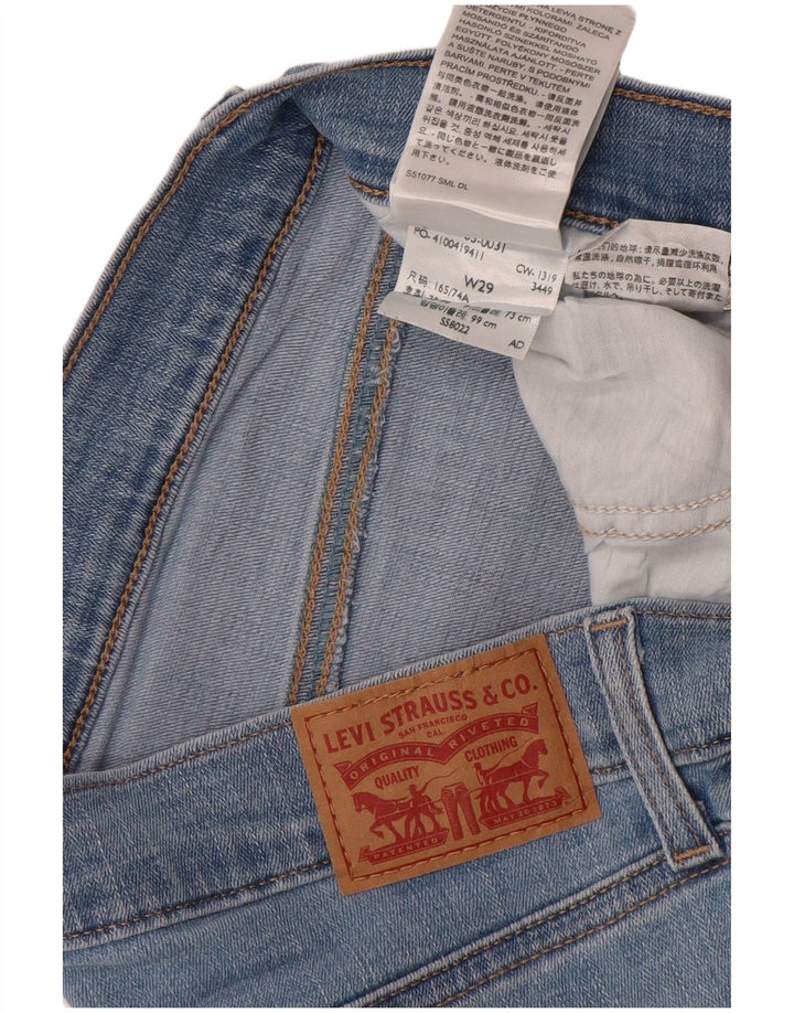 Damskie spodenki jeansowe LEVI'S W29 Średni niebieski, bawełniany
