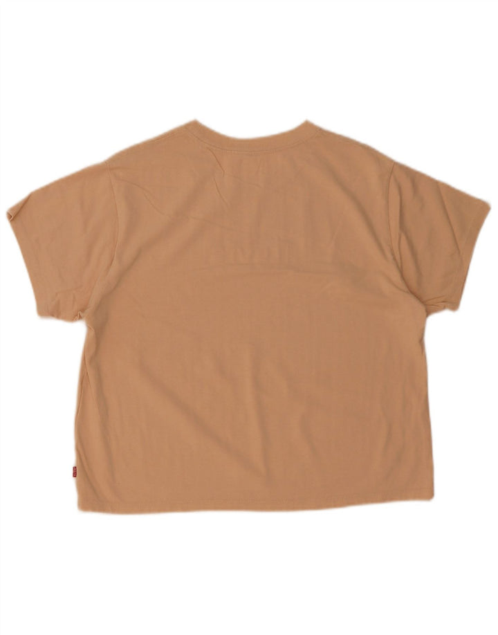 Damska koszulka oversize z grafiką Levi's Top UK 10 Small Beige