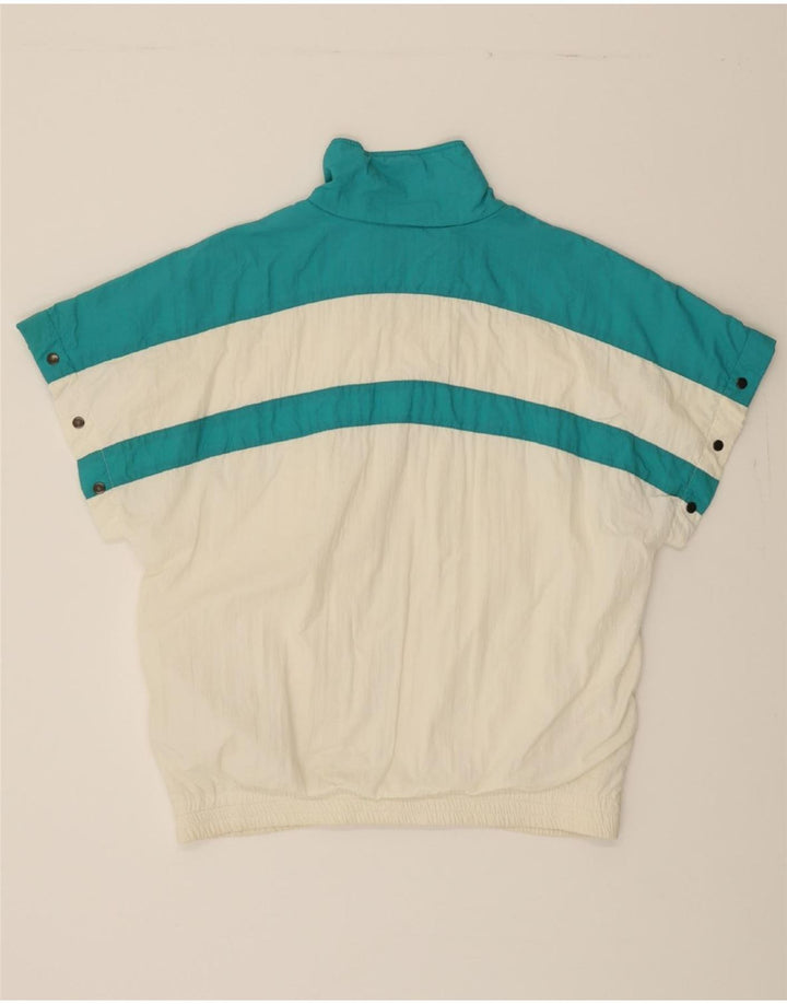 BELFE Womens Tracksuit Top Jacket IT 46 Large Off White Colourblock Vintage Belfe and Second-Hand Belfe from Messina Hembry 