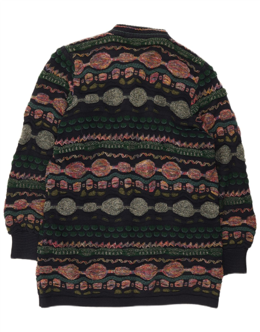 Sweter damski Oskar Haug UK 14 Średni wielobarwny geometryczny