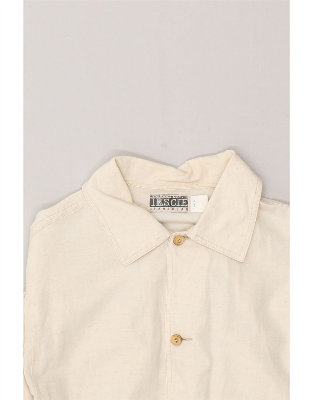 VINTAGE Girls Overcoat 13-14 Years Beige Cotton | Vintage Vintage | Thrift | Second-Hand Vintage | Used Clothing | Messina Hembry 