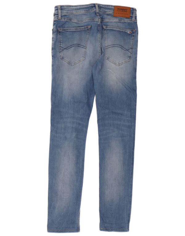 Tommy Hilfiger Mens Skinny Jeans W32 L34 Blue Cotton