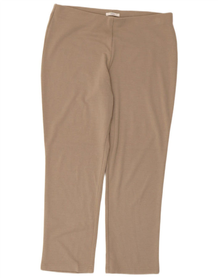 Damskie spodnie dresowe MARKS & SPENCER UK 18 XL Beżowy poliester