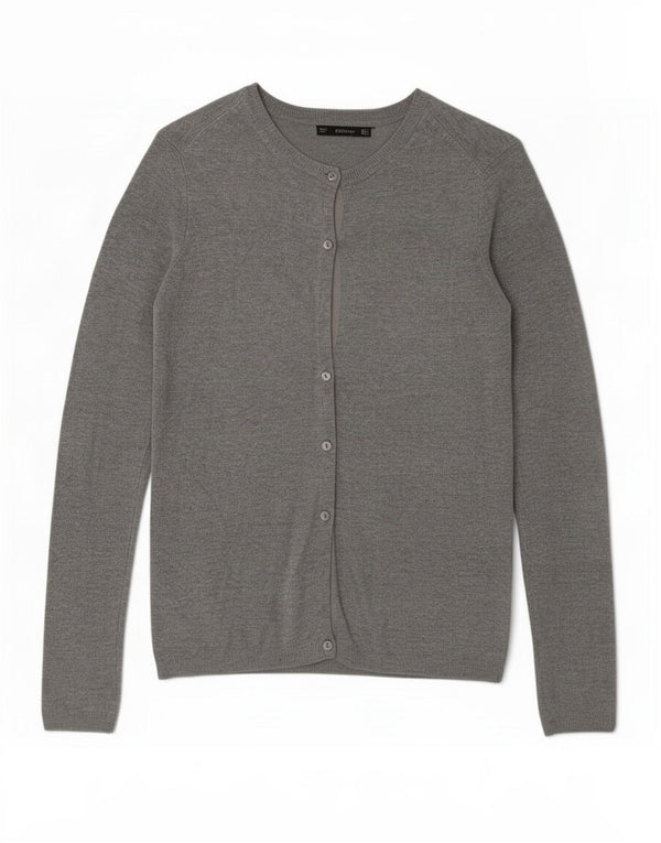 Sweter damski Zara Cardigan UK 10 Small, szara wiskoza