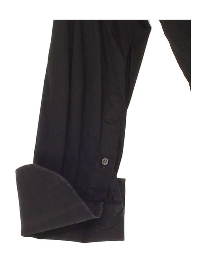 TED BAKER Mens Formal Shirt Small Black Vintage Ted Baker and Second-Hand Ted Baker from Messina Hembry 