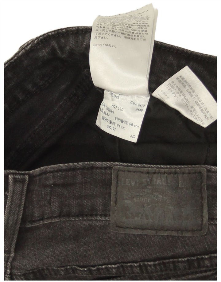 Damskie jeansy Levi's 711 w trudnej sytuacji W27 L30 Szara bawełna