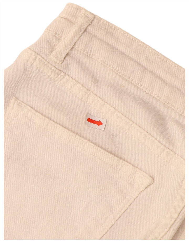 Damskie bermudy dżinsowe ZARA EU 38 Small W28 Off White
