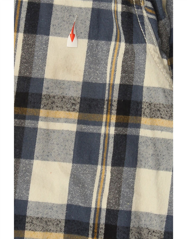 Koszula flanelowa męska Fat Face 2XL z bawełny w niebieską kratkę